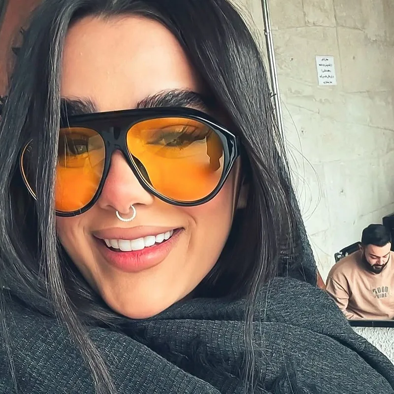 نظارات شمسية كبيرة الحجم بتصمي - مراجعة Vintage Outdoor Fashion وسعره